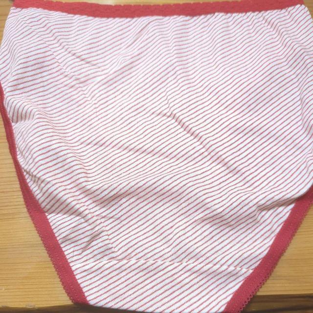 新品衣類 赤のストライプ柄 L < 女性ファッション  新品衣類 赤のストライプ柄 L < 女性ファッションの