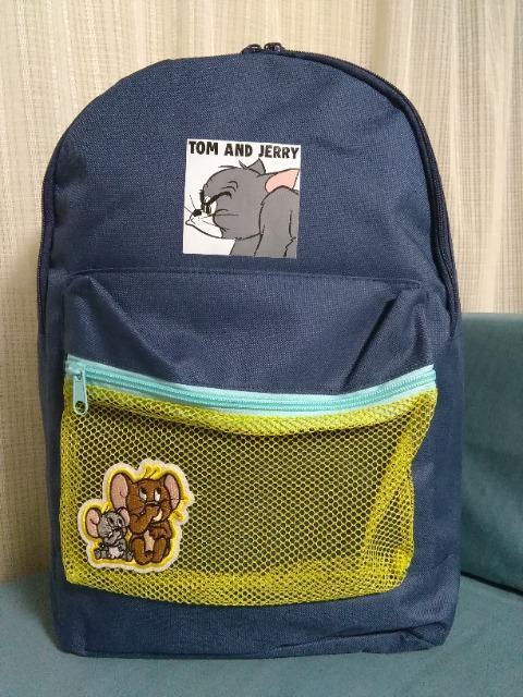 トムとジェリーメッシュポケットストリートリュック ネイビー < アニメ/コミック/キャラクター トムとジェリーメッシュポケットストリートリュック ネイビー < アニメ/コミック/キャラクターの