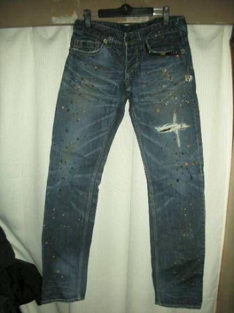 フランシストモークス ハイビスカルスワロ クロスペンキデニム 3 < ブランド フランシストモークス ハイビスカルスワロ クロスペンキデニム 3 < ブランドの