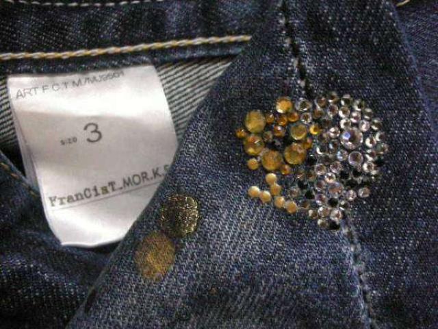 フランシストモークス ハイビスカルスワロ クロスペンキデニム 3 < ブランド フランシストモークス ハイビスカルスワロ クロスペンキデニム 3 < ブランドの