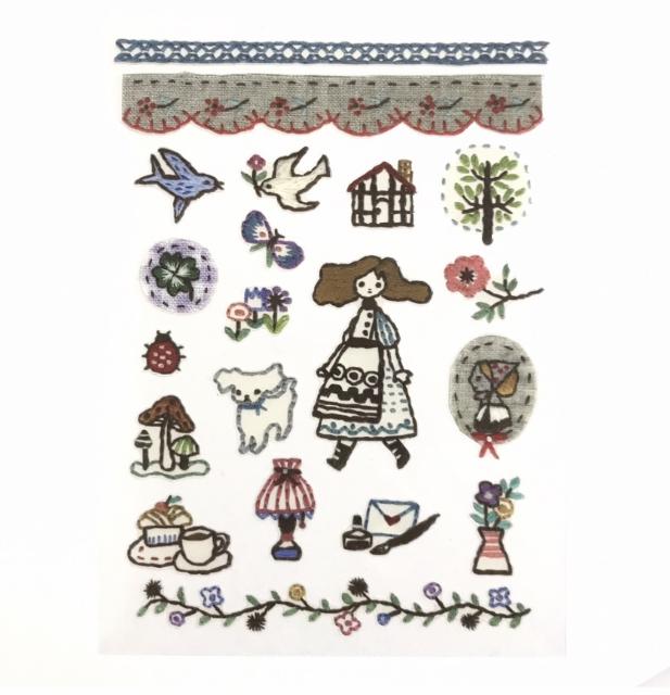 作家さん刺繍◎リアルなぷっくりシール×2枚set◎(オマケ付き) < インテリア/ライフ 作家さん刺繍◎リアルなぷっくりシール×2枚set◎(オマケ付き) < インテリア/ライフの