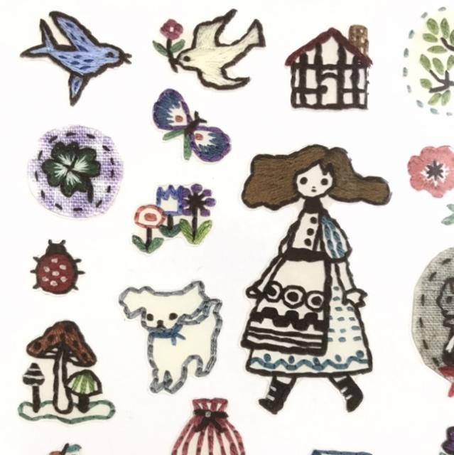 作家さん刺繍◎リアルなぷっくりシール×2枚set◎(オマケ付き) < インテリア/ライフ 作家さん刺繍◎リアルなぷっくりシール×2枚set◎(オマケ付き) < インテリア/ライフの