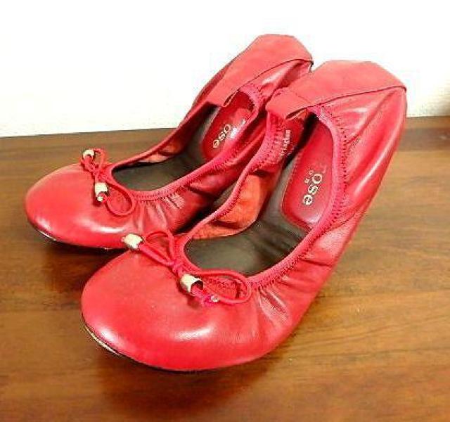 ◆Cocorose London ココローズロンドン 携帯 バレエシューズ フラットシューズ 中古品 < 女性ファッション  ◆Cocorose London ココローズロンドン 携帯 バレエシューズ フラットシューズ 中古品  < 女性ファッションの