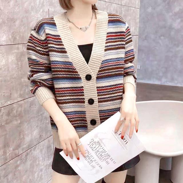 送料無料 新品 ニットカーディガンレディース韓国トップス < 女性ファッション  送料無料 新品 ニットカーディガンレディース韓国トップス < 女性ファッションの