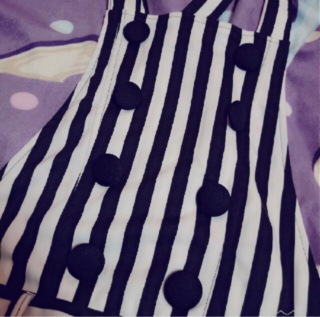 新品未使用 LIP SERVICE ストライプサロペット < ブランド 新品未使用 LIP SERVICE ストライプサロペット < ブランドの