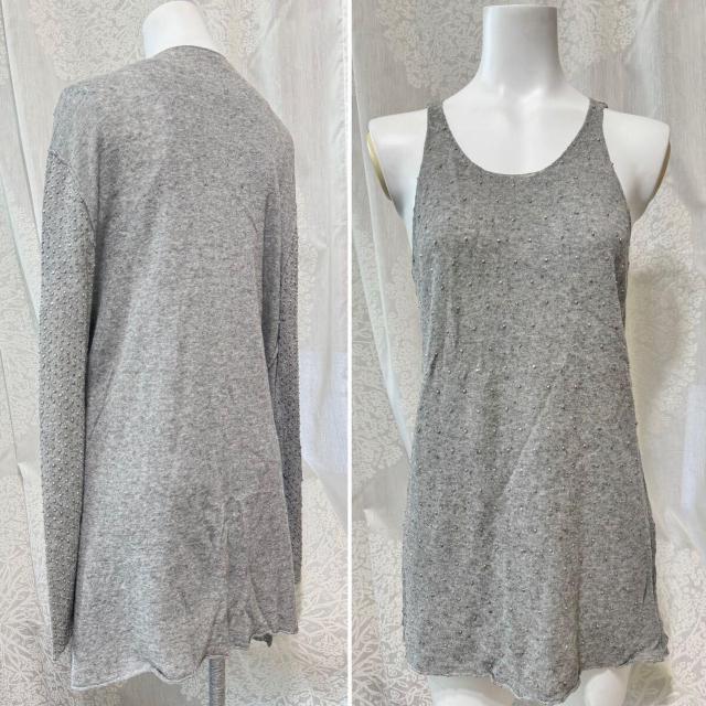 Acneリネン&コットンカーディガンセットS < 女性ファッション  Acneリネン&コットンカーディガンセットS < 女性ファッションの