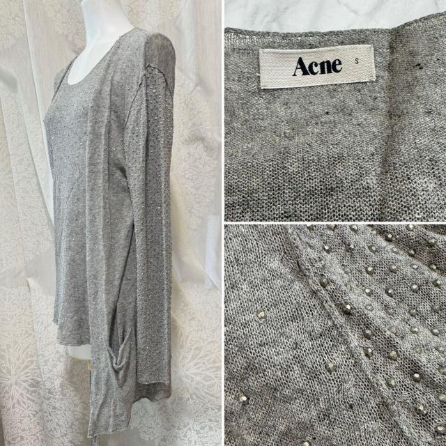 Acneリネン&コットンカーディガンセットS < 女性ファッション  Acneリネン&コットンカーディガンセットS < 女性ファッションの
