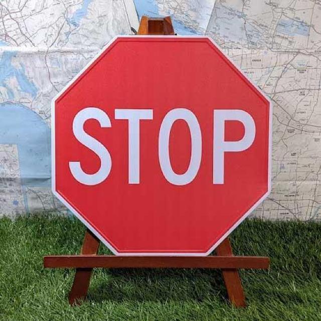 新品【ブリキ看板】STOP/止まれ アメリカ道路標識 < ホビー  新品【ブリキ看板】STOP/止まれ アメリカ道路標識  < ホビーの