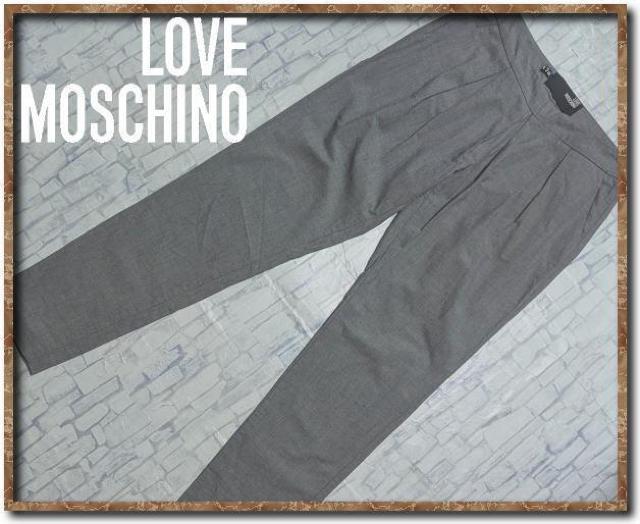 ラブモスキーノ コットンパンツ グレー < ブランド ラブモスキーノ コットンパンツ グレー < ブランドの