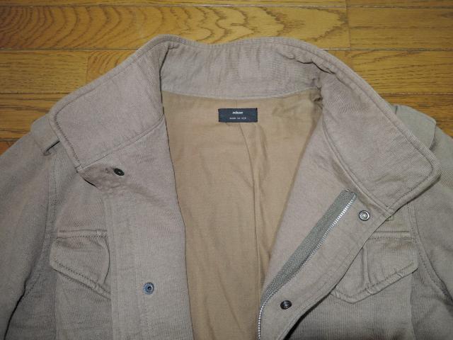 made in wjk reluxe ダブルジェーケー リラックス スウェット調 M-65 ミリタリー ジャケット M コート < ブランド made in wjk reluxe ダブルジェーケー リラックス スウェット調 M-65 ミリタリー ジャケット M コート < ブランドの