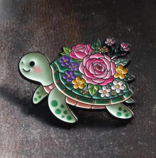 新品 カラフルな花カメ亀 ピンブローチ ピンバッジ ピンズ A < 女性アクセサリー/時計 新品 カラフルな花カメ亀 ピンブローチ ピンバッジ ピンズ A < 女性アクセサリー/時計の