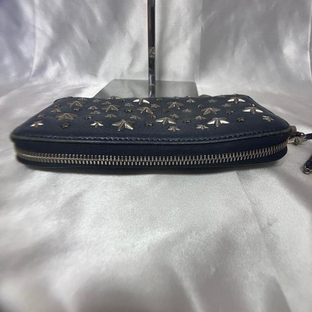 JIMMY CHOO ジミーチュウ 長財布 ラウンドファスナー レザー < ブランド JIMMY CHOO ジミーチュウ 長財布 ラウンドファスナー レザー < ブランドの