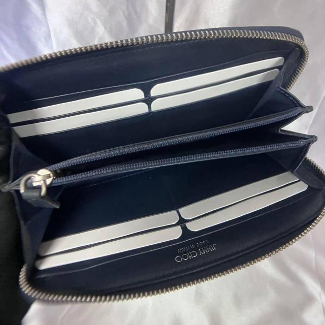 JIMMY CHOO ジミーチュウ 長財布 ラウンドファスナー レザー < ブランド JIMMY CHOO ジミーチュウ 長財布 ラウンドファスナー レザー < ブランドの