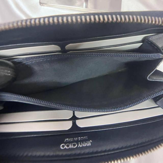 JIMMY CHOO ジミーチュウ 長財布 ラウンドファスナー レザー < ブランド JIMMY CHOO ジミーチュウ 長財布 ラウンドファスナー レザー < ブランドの