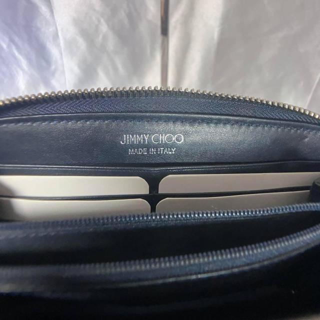 JIMMY CHOO ジミーチュウ 長財布 ラウンドファスナー レザー < ブランド JIMMY CHOO ジミーチュウ 長財布 ラウンドファスナー レザー < ブランドの