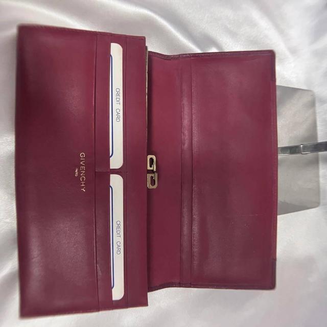 GIVENCHY ジバンシー 長財布 ワインカラー がま口 ボルドー レディース < ブランド GIVENCHY ジバンシー 長財布 ワインカラー がま口 ボルドー レディース < ブランドの