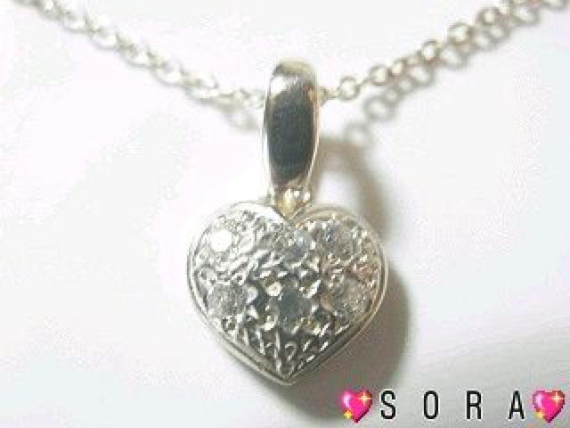 【SILVER 925刻印入】ハートネックレス V < 女性アクセサリー/時計 【SILVER 925刻印入】ハートネックレス V < 女性アクセサリー/時計の