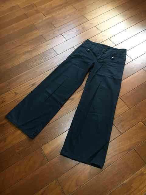 【即決】JINES◆黒洗練ワイドバギー◆size36 < 女性ファッション 【即決】JINES◆黒洗練ワイドバギー◆size36 < 女性ファッションの