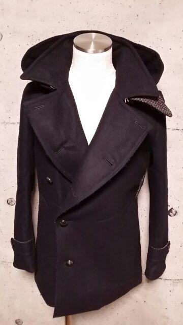 新品VADELバデル カシミヤ混紡メルトンウールフーデットPコート 46 < 男性ファッション  新品VADELバデル カシミヤ混紡メルトンウールフーデットPコート 46  < 男性ファッションの