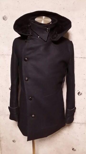 新品VADELバデル カシミヤ混紡メルトンウールフーデットPコート 46 < 男性ファッション  新品VADELバデル カシミヤ混紡メルトンウールフーデットPコート 46 < 男性ファッションの