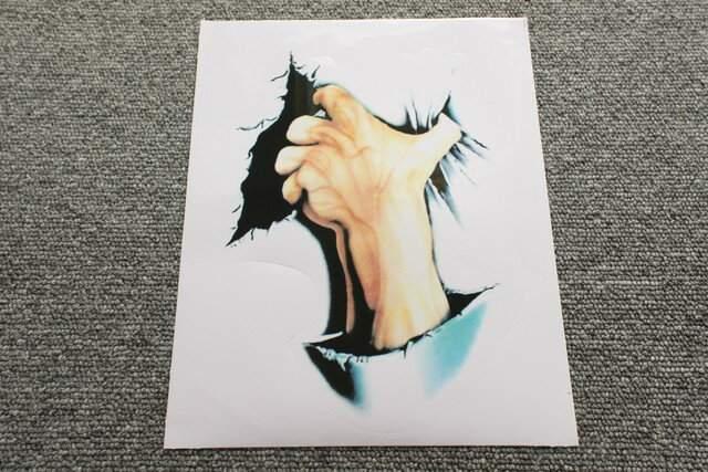 面白ステッカー つかむひっぱるデザイン フェンダー ボンネット < 自動車/バイク 面白ステッカー つかむひっぱるデザイン フェンダー ボンネット < 自動車/バイク