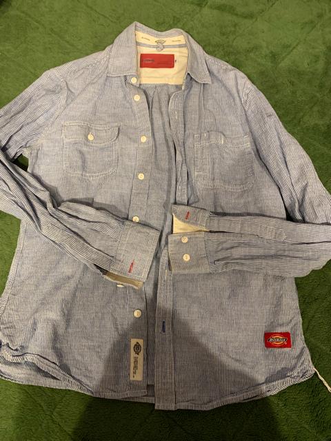 Dickies 水青色 Yシヤツ サイズM < ブランド  Dickies 水青色 Yシヤツ サイズM  < ブランドの