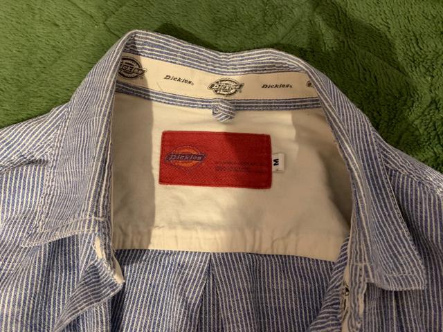 Dickies 水青色 Yシヤツ サイズM < ブランド  Dickies 水青色 Yシヤツ サイズM < ブランドの