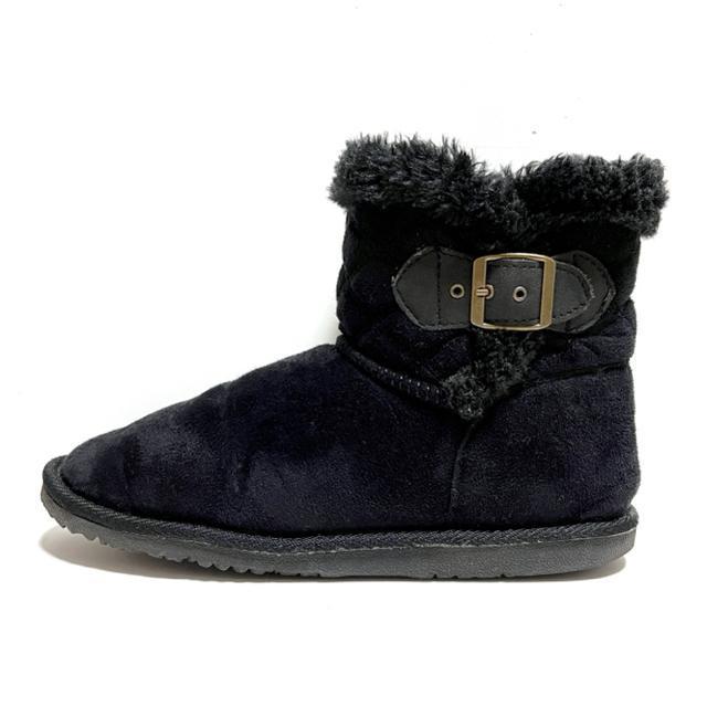 【used】バックルムートンブーツ/GU/サイズL/ブラック < 女性ファッション  【used】バックルムートンブーツ/GU/サイズL/ブラック < 女性ファッションの