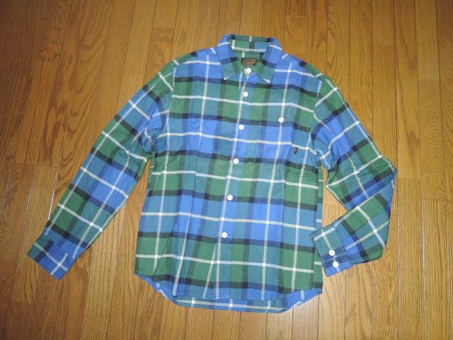 CALEE キャリー ブロック チェックシャツ M 青緑系 長袖シャツ < ブランド  CALEE キャリー ブロック チェックシャツ M 青緑系 長袖シャツ  < ブランドの
