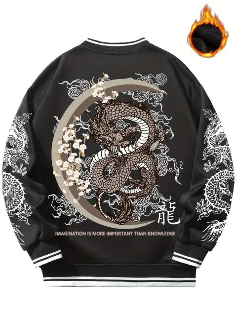 爆ヤス価格2990円★メンズ フリース裏地 ドラゴン刺繍 ベースボールジャケット 暖かい USAサイズS(日本サイズL相当)赤 < 男性ファッション 爆ヤス価格2990円★メンズ フリース裏地 ドラゴン刺繍 ベースボールジャケット 暖かい USAサイズS(日本サイズL相当)赤 < 男性ファッションの