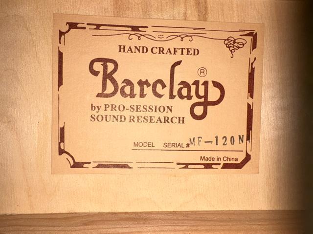 Barclay アコースティックギター MF-120Nケース付1916-01-2 < ホビー Barclay アコースティックギター MF-120Nケース付1916-01-2 < ホビーの