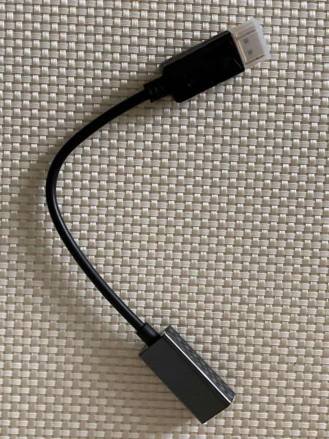 DP-HDMI �ϊ��P�[�u�� 4K UHD @30Hz�Ή� DisplayPort to HDMI2.0�ϊ��A�_�v�^ �A�N�e�B�u �� �Ɠd/AV�� 