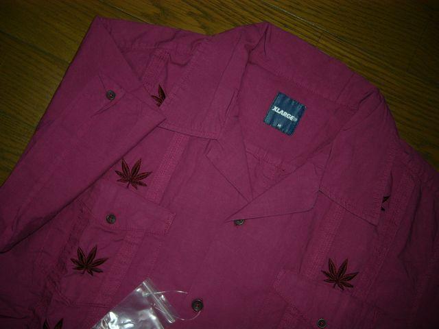 新品エクストララージXLARGEキューバシャツM刺繍ステッチ半袖 < ブランド  新品エクストララージXLARGEキューバシャツM刺繍ステッチ半袖 < ブランドの