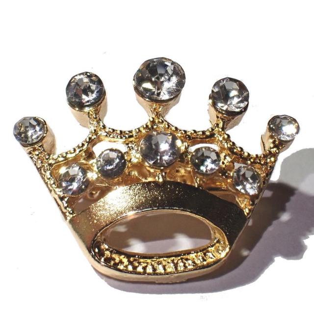 王冠 クラウン ブローチ ピンブローチ ラペルピン バッジ ピンバッジ コサージュ 金色 ゴールド色 < 男性アクセサリー/時計  王冠 クラウン ブローチ ピンブローチ ラペルピン バッジ ピンバッジ コサージュ 金色 ゴールド色 < 男性アクセサリー/時計の