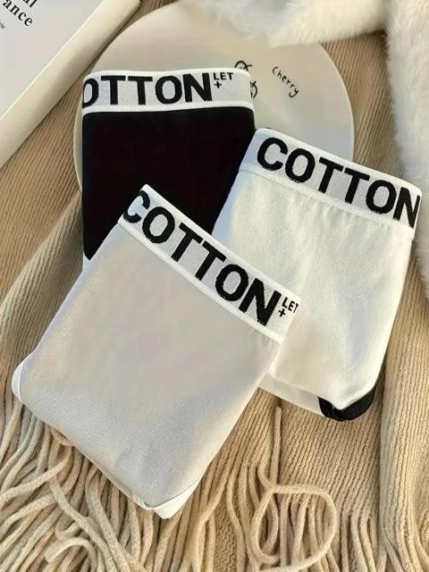超お買い得890円★3枚のシームレスなコントラストトリムブリーフ、快適、通気性、伸縮性有り  日本サイズXL相当) < 女性ファッション  超お買い得890円★3枚のシームレスなコントラストトリムブリーフ、快適、通気性、伸縮性有り  日本サイズXL相当) < 女性ファッションの
