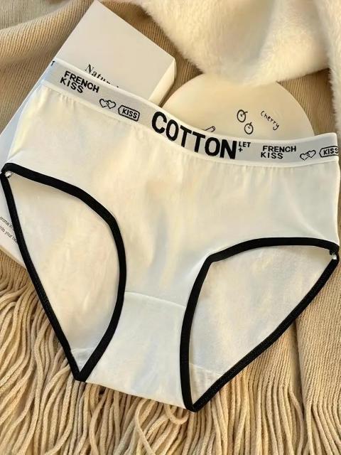 超お買い得890円★3枚のシームレスなコントラストトリムブリーフ、快適、通気性、伸縮性有り  日本サイズXL相当) < 女性ファッション  超お買い得890円★3枚のシームレスなコントラストトリムブリーフ、快適、通気性、伸縮性有り  日本サイズXL相当) < 女性ファッションの
