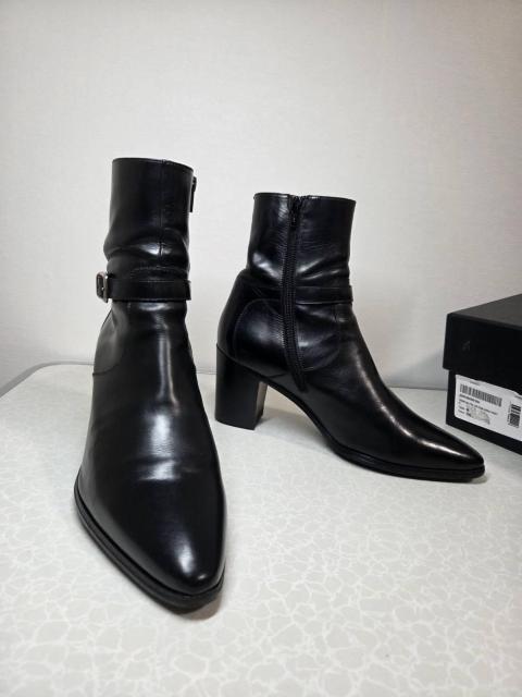 正規美レア サンローランパリ 85 フレンチブーツ 黒 40 25~26 メンズ 9cmヒール ベルトバックル装飾 YSL 付属有 < ブランド 正規美レア サンローランパリ 85 フレンチブーツ 黒 40 25~26 メンズ 9cmヒール ベルトバックル装飾 YSL 付属有 < ブランドの