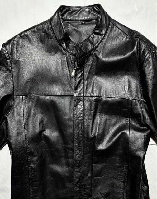 未使用 牛革 リアル レザー ジャケット L ライダース 新品 保管 春アウター アメカジ ワーク ミリタリー ロック バイカー系 < 男性ファッション 未使用 牛革 リアル レザー ジャケット L ライダース 新品 保管 春アウター アメカジ ワーク ミリタリー ロック バイカー系 < 男性ファッションの