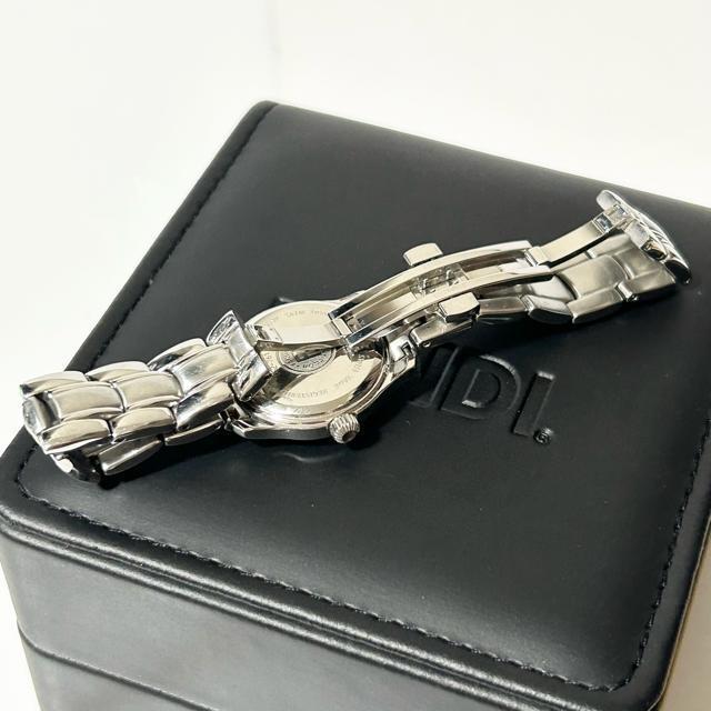 FENDI フェンディ クオーツ 062-761 QZ ブラック文字盤 デイト レディース腕時計 < ブランド FENDI フェンディ クオーツ 062-761 QZ ブラック文字盤 デイト レディース腕時計 < ブランドの