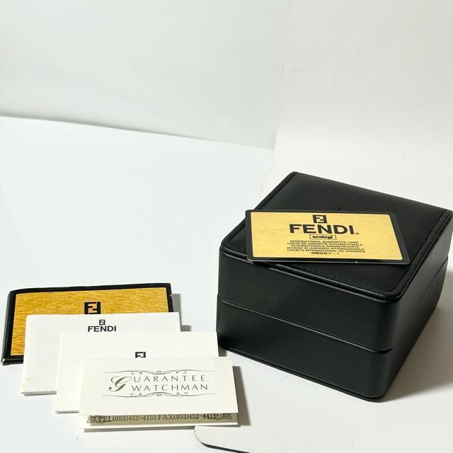 FENDI フェンディ クオーツ 062-761 QZ ブラック文字盤 デイト レディース腕時計 < ブランド FENDI フェンディ クオーツ 062-761 QZ ブラック文字盤 デイト レディース腕時計 < ブランドの