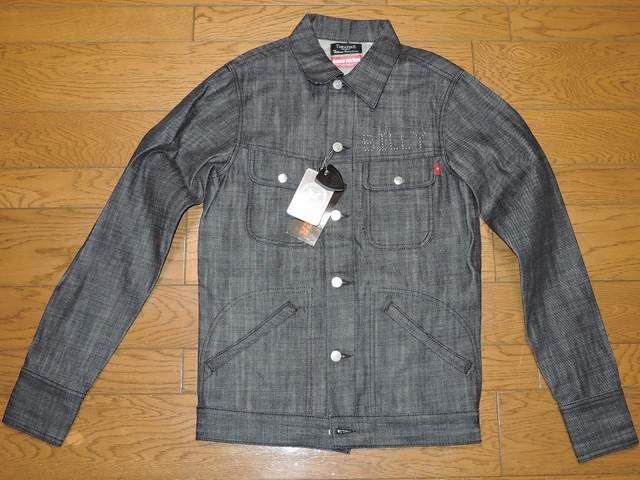 新品BACKBONE×THEATER8easyridear×HTCデニムジャケット黒M < ブランド  新品BACKBONE×THEATER8easyridear×HTCデニムジャケット黒M < ブランドの