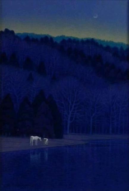 絵画 油彩 富谷一明『馬のいる風景』真作保証 原画 < ホビー 絵画 油彩 富谷一明『馬のいる風景』真作保証 原画 < ホビーの