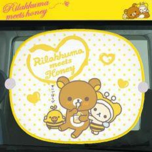 《New》★リラックマ★サンシェード2枚組セット【吸盤付】 < 自動車/バイク 《New》★リラックマ★サンシェード2枚組セット【吸盤付】 < 自動車/バイク