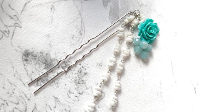 *夏薔薇のかんざし*SF 23036 < 女性ファッション  *夏薔薇のかんざし*SF 23036  < 女性ファッションの