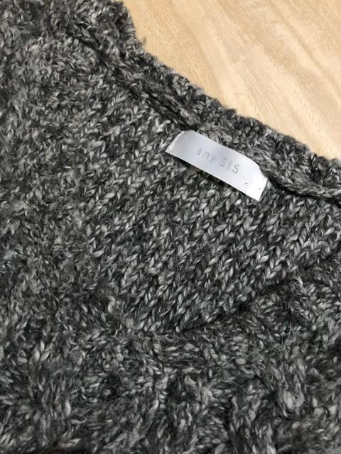 any SiS エニィスィス オンワード樫山 ロング丈セーター アルパカ混 < ブランド any SiS エニィスィス オンワード樫山 ロング丈セーター アルパカ混 < ブランドの