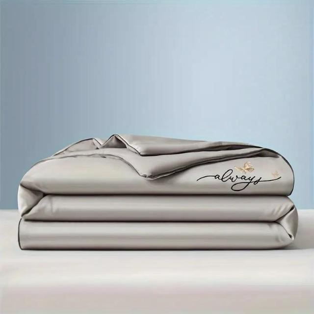 お試し価格2490円★超ソフトな夏の冷却キルト (枕は除く) 刺繍付き贅沢素材 快適なエアコン毛布 150×200cmライトグレー < インテリア/ライフ  お試し価格2490円★超ソフトな夏の冷却キルト (枕は除く) 刺繍付き贅沢素材 快適なエアコン毛布 150×200cmライトグレー < インテリア/ライフの