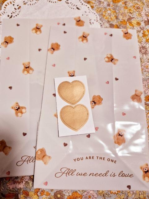 お裾分け☆くまのガセットバック2枚+シール☆ < インテリア/ライフ お裾分け☆くまのガセットバック2枚+シール☆ < インテリア/ライフの