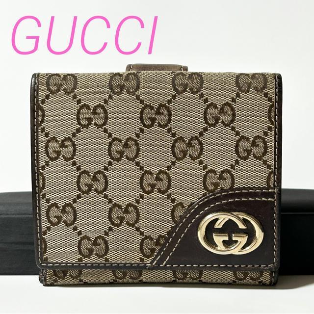 GUCCI GG�L�����o�X W�z�b�N 2�܂���z 131594�E2113 �E�H���b�g �x�[�W��  �� �u�����h�� 