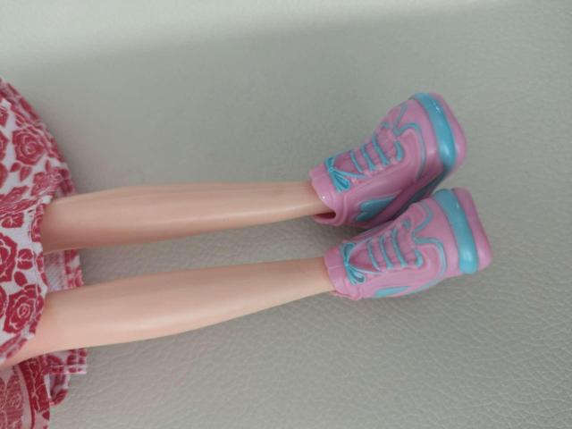 ドール用 スニーカー ピンク×水色 ハートデザイン 厚底 ドール靴 人形服 小物 < おもちゃ ドール用 スニーカー ピンク×水色 ハートデザイン 厚底 ドール靴 人形服 小物 < おもちゃの