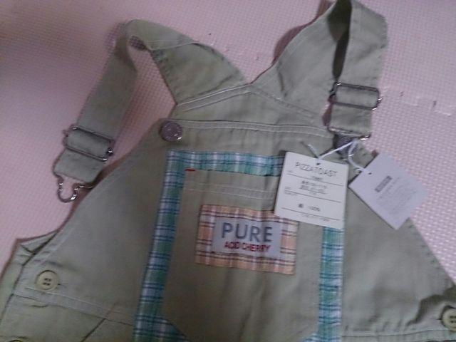 110 PIZZA TOAST 新品 短オーバーオール < キッズ/ベビー 110 PIZZA TOAST 新品 短オーバーオール < キッズ/ベビーの